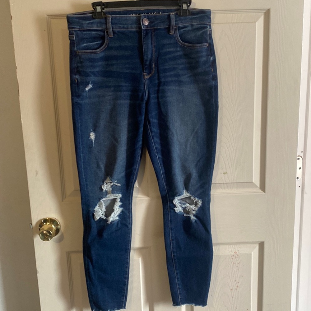 American Eagle ripped jeans